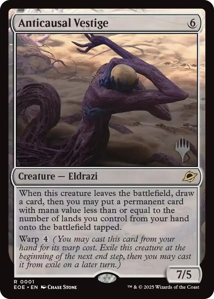 Anticausal Vestige (Promo Pack) [Edge Of Eternities Promo Pack] 1