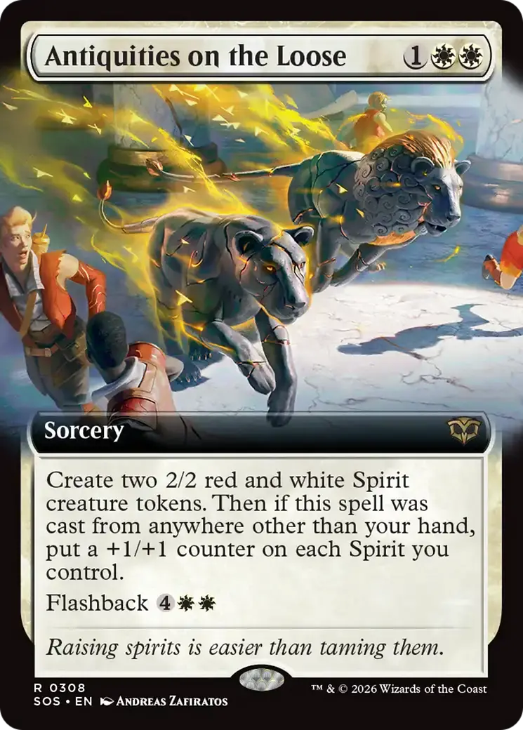 Antiquities On The Loose (Extended Art) [Secrets Of Strixhaven] 1