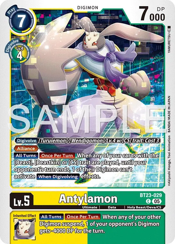 Antylamon [Bt23-029] [Hackers' Slumber] 1