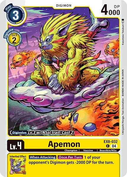 Apemon [Ex8-032] [Chain Of Liberation] 1