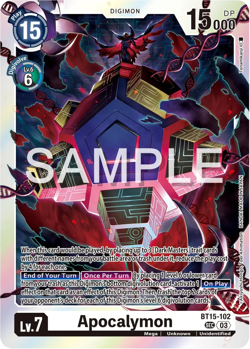 Apocalymon [Bt15-102] [Exceed Apocalypse] 1