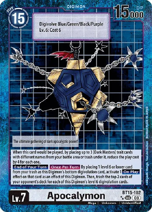 Apocalymon [Bt15-102] (Special Edition Alternate Art) [Exceed Apocalypse] 1