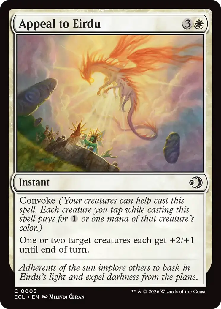 Appeal To Eirdu [Lorwyn Eclipsed] 1