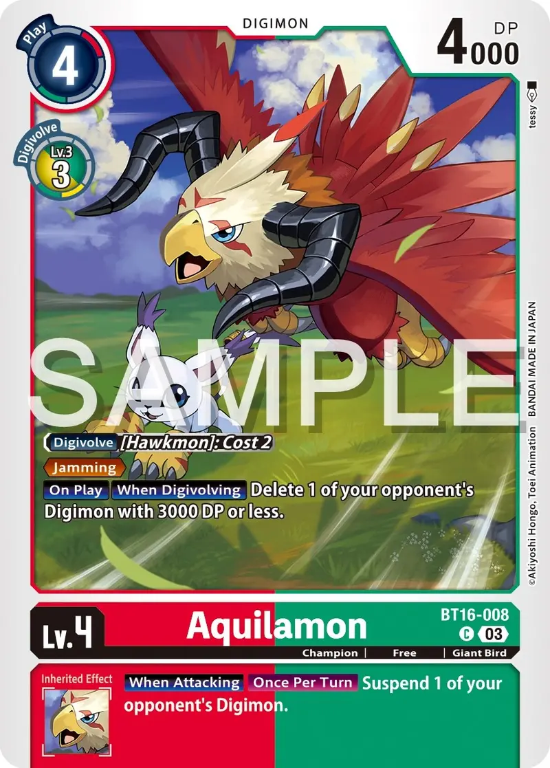 Aquilamon [Bt16-008] [Beginning Observer] 1