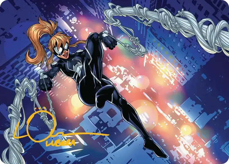 Arana, Heart Of The Spider Art Card (Gold-Stamped Signature) [Marvel's Spider-Man Art Series] 1