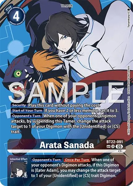 Arata Sanada [Bt22-091] (Sp) [Cyber Eden] 1