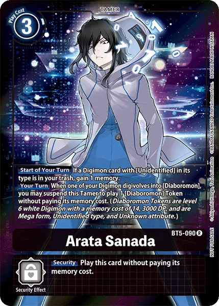 Arata Sanada [Bt5-090] (Buy-A-Box Promo) [Battle Of Omni Promos] 1