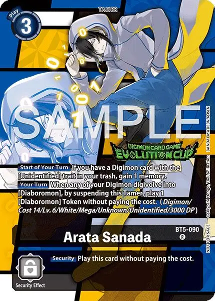 Arata Sanada [Bt5-090] (Evolution Cup 2025 Vol. 2) [Promotional Cards] 1