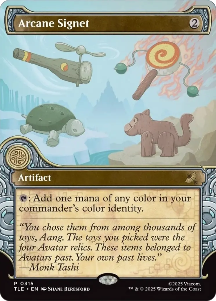 Arcane Signet (Showcase) [Avatar: The Last Airbender: Eternal-Legal] 1