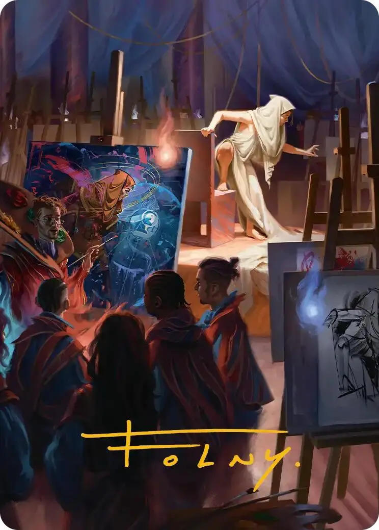 Archaeomancer Art Card (Gold-Stamped Signature) [Secrets Of Strixhaven Art Series] 1