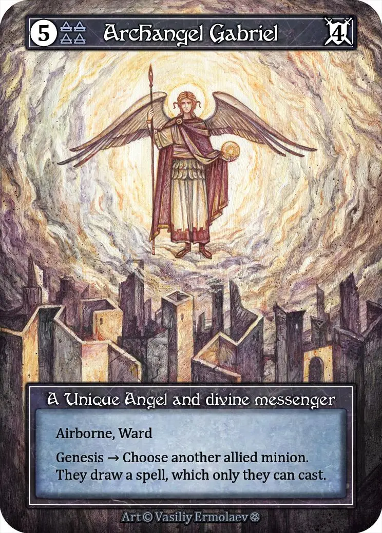Archangel Gabriel (Foil) [Gothic] 1