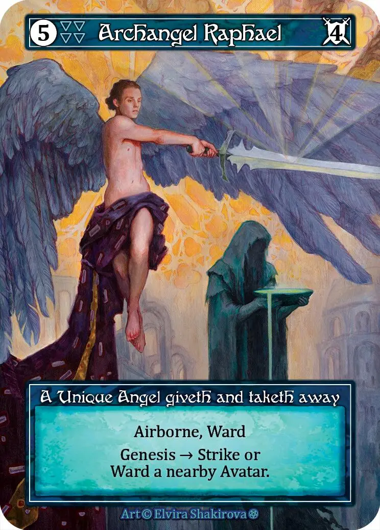 Archangel Raphael (Foil) [Gothic] 1