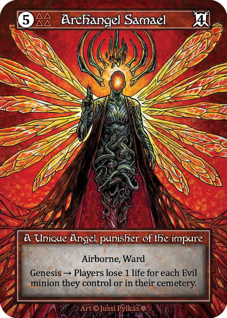 Archangel Samael (Foil) [Gothic] 1