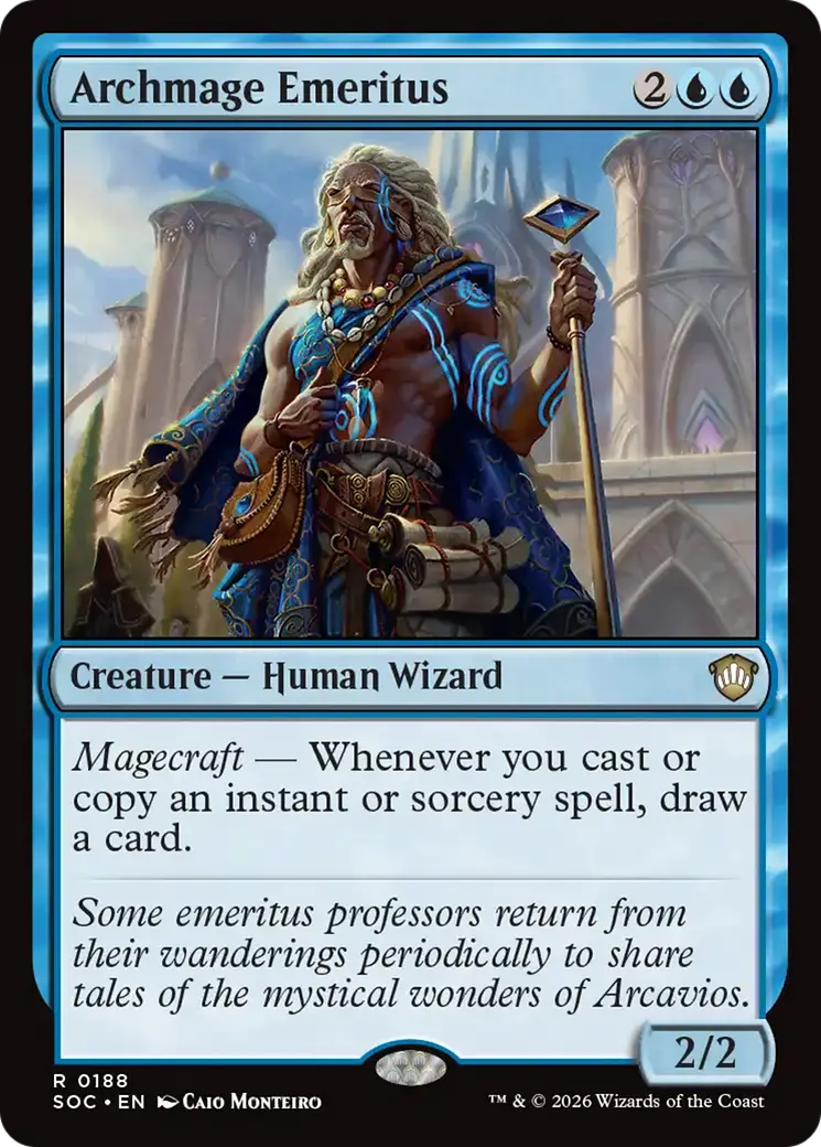 Archmage Emeritus [Secrets Of Strixhaven Commander] 1
