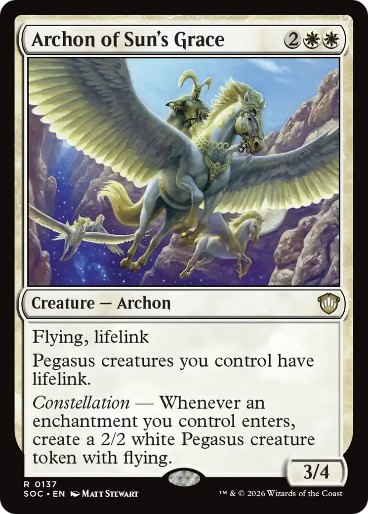 Archon Of Sun's Grace [Secrets Of Strixhaven Commander] 1