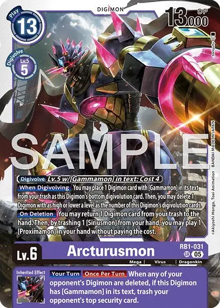 Arcturusmon [Rb1-031] (Reprint) [Advanced Booster Digimon Generation] 1