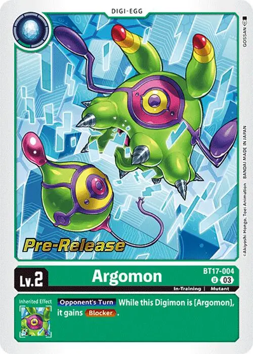 Argomon [Bt17-004] [Secret Crisis Pre-Release Cards] 1