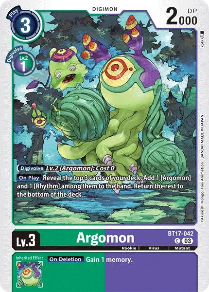 Argomon [Bt17-042] - Bt17-042 [Secret Crisis] 1