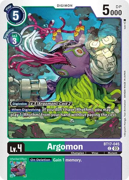 Argomon [Bt17-045] - Bt17-045 [Secret Crisis] 1