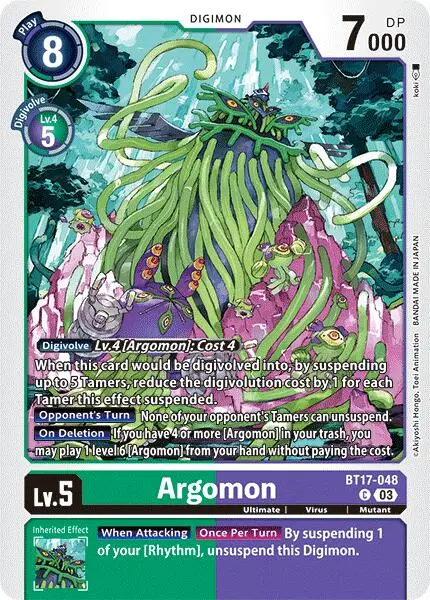 Argomon [Bt17-048] - Bt17-048 [Secret Crisis] 1