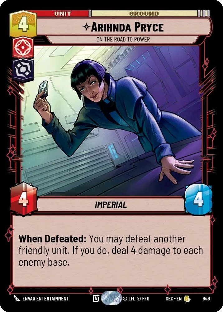 Arihnda Pryce - On The Road To Power (Foil) (646) (646) [Secrets Of Power] 1