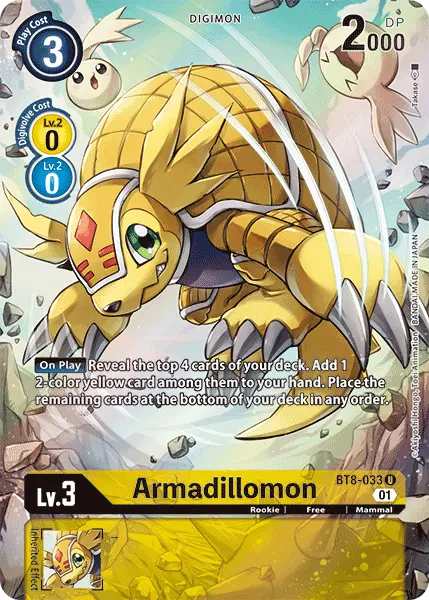 Armadillomon [Bt8-033] (Alternate Art) [New Awakening] 1