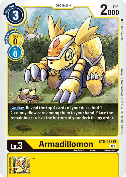 Armadillomon [Bt8-033] [New Awakening] 1