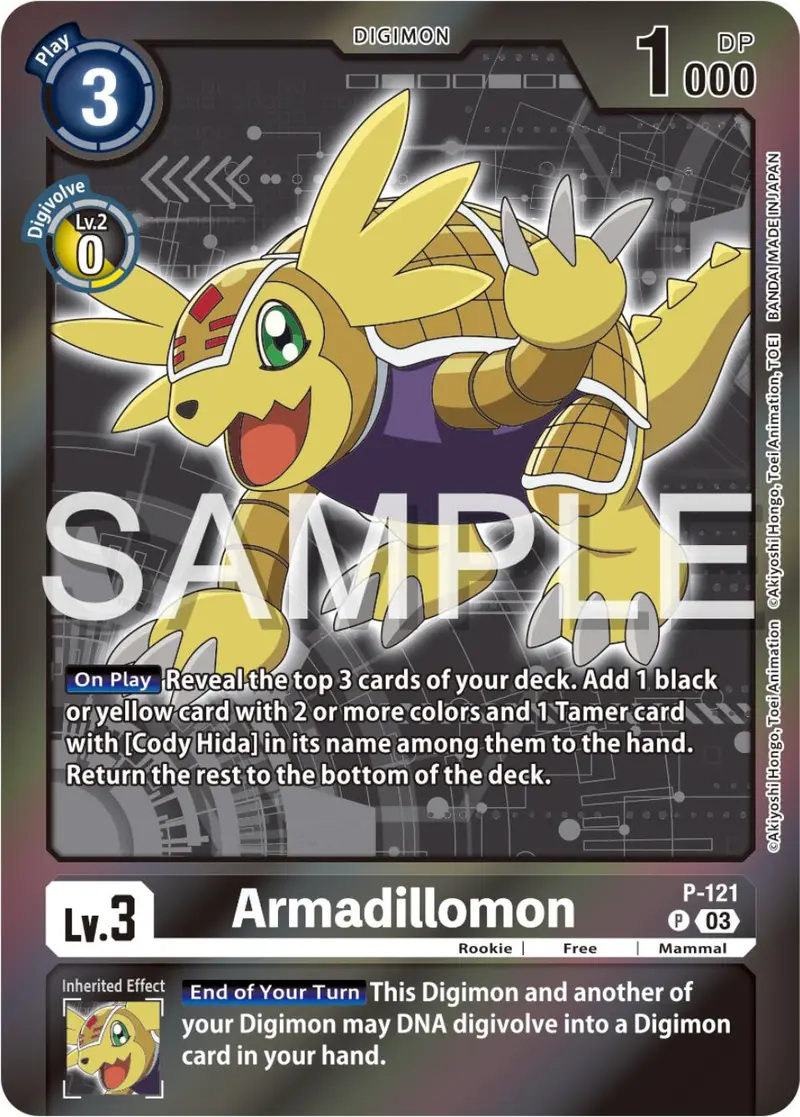 Armadillomon [P-121] (Digimon Adventure Box 2024) [Promotional Cards] 1