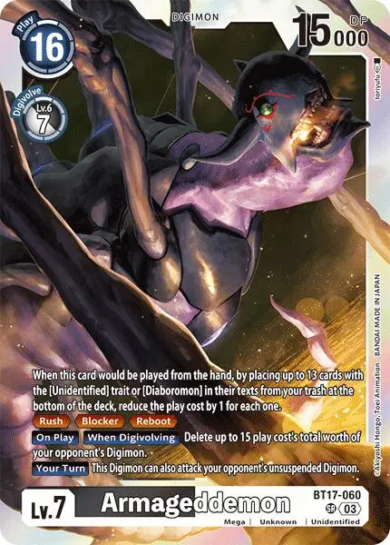 Armageddemon [Bt17-060] [Secret Crisis] 1
