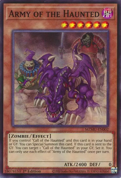 Army Of The Haunted [Mzmu-En002] Super Rare 1