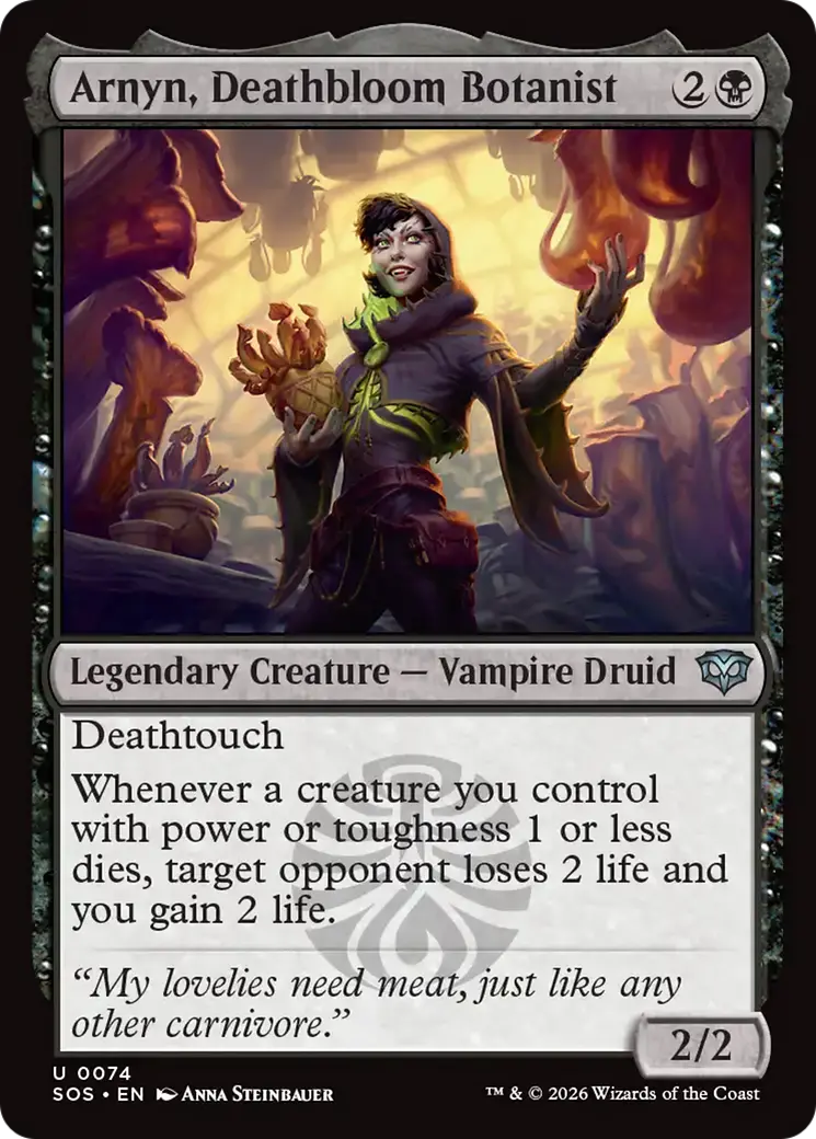 Arnyn, Deathbloom Botanist [Secrets Of Strixhaven] 1
