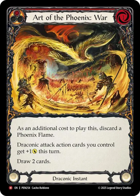Art Of The Phoenix War (Red) [Pen254] (Compendium Of Rathe) 1