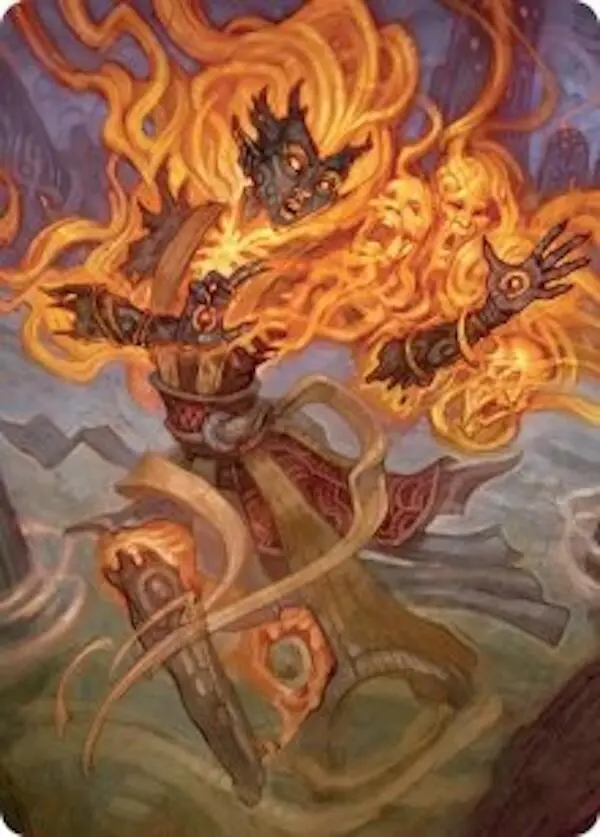 Ashling, Rekindled Art Card (33/54) [Lorwyn Eclipsed Art Series] 1