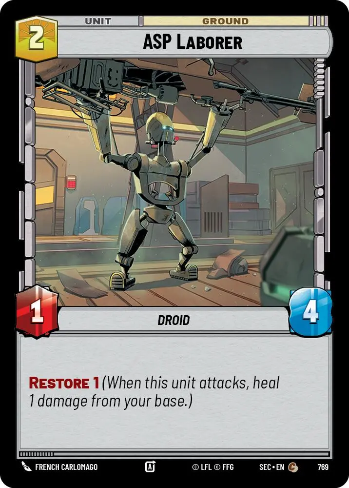 Asp Laborer (769) (Foil) (769) [Secrets Of Power] 1