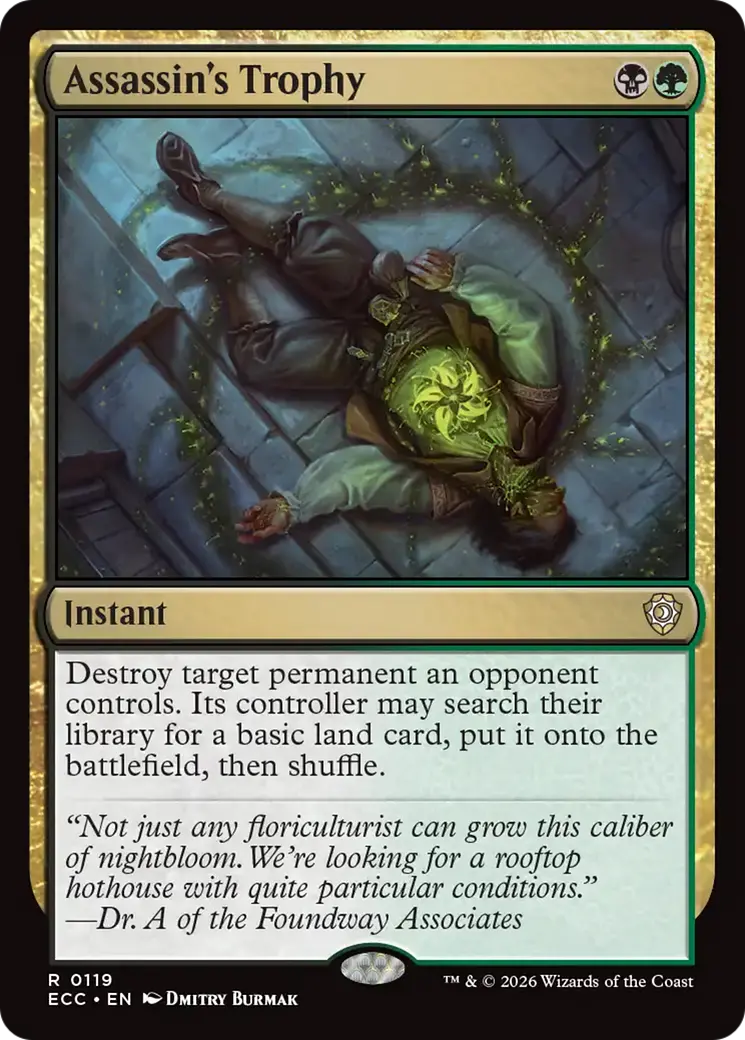 Assassin's Trophy [Lorwyn Eclipsed Commander] 1