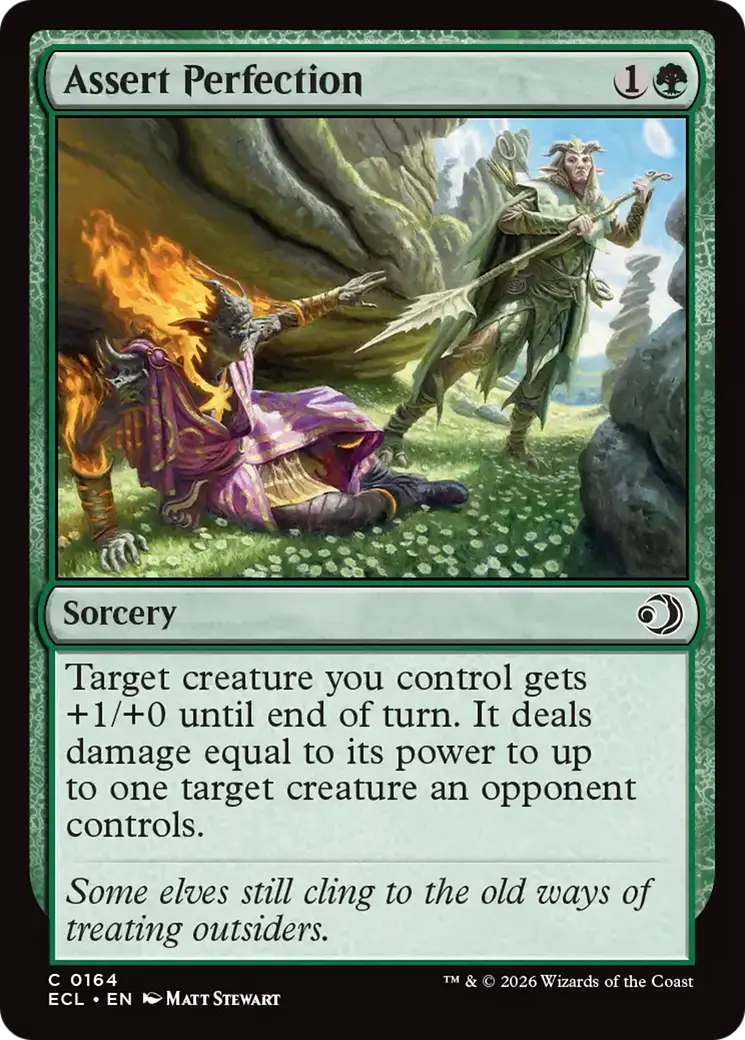 Assert Perfection [Lorwyn Eclipsed] 1