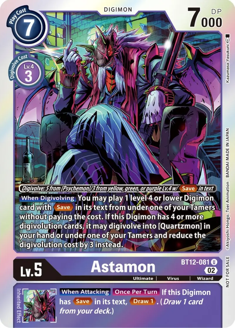 Astamon [Bt12-081] (Box Topper) [Across Time] 1