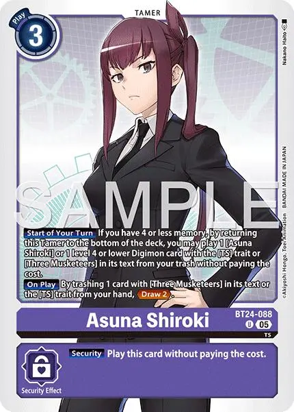 Asuna Shiroki [Bt24-088] [Time Stranger] 1