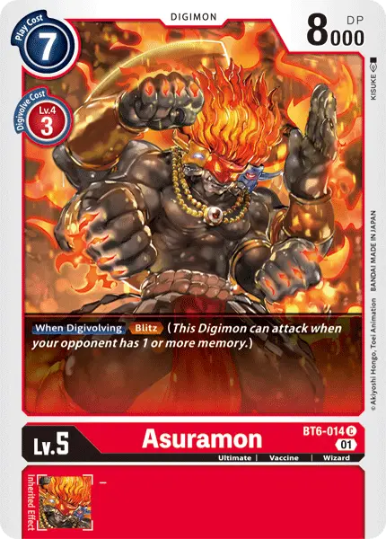 Asuramon [Bt6-014] [Double Diamond] 1