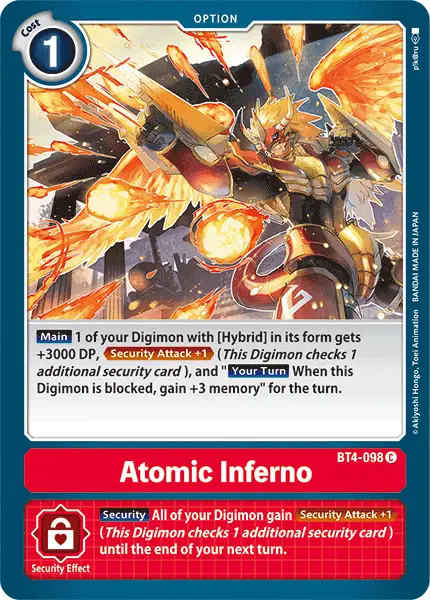 Atomic Inferno [Bt4-098] [Great Legend] 1