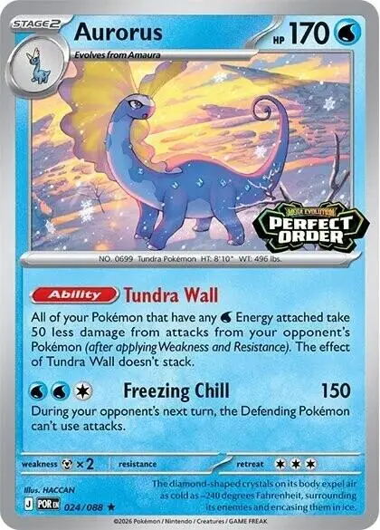 Aurorus (024/088) (Perfect Order Stamped) [Miscellaneous Cards] 1