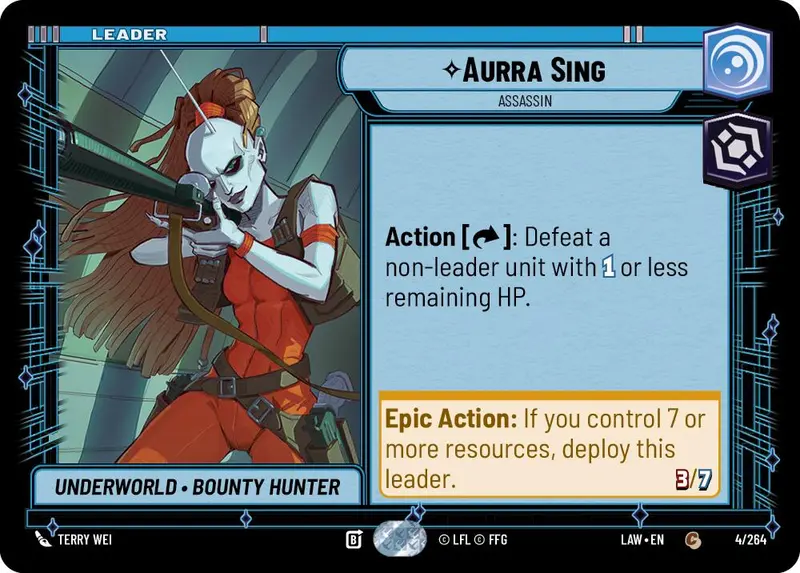 Aurra Sing - Assassin (4/264) (4/264) [A Lawless Time] 1
