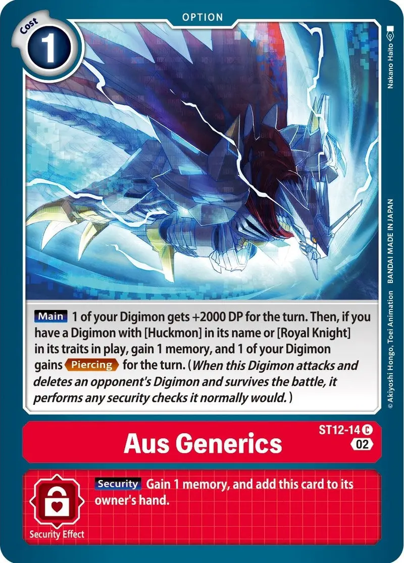 Aus Generics [St12-14] [Starter Deck: Jesmon] 1