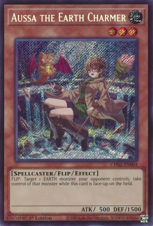 Aussa The Earth Charmer [Ch02-En004] Secret Rare 1