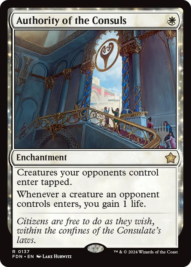 Authority Of The Consuls [Lorwyn Eclipsed Promos] 1