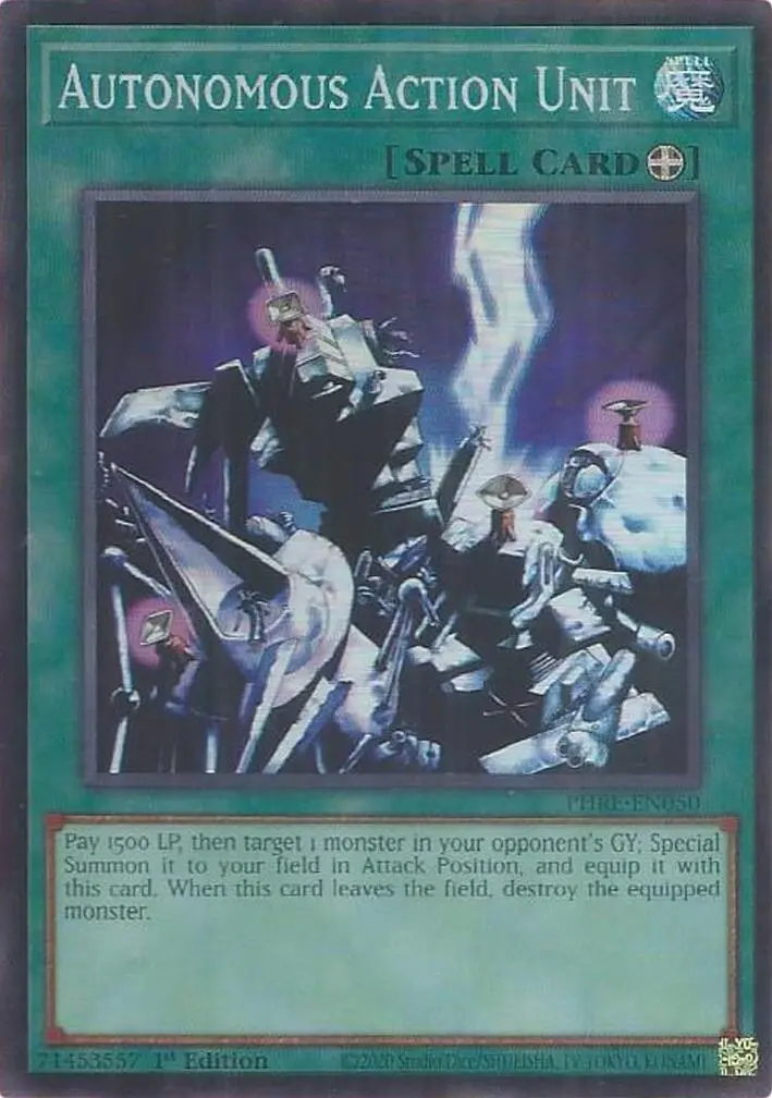 Autonomous Action Unit (Super Rare) [Phre-En050] Super Rare 1