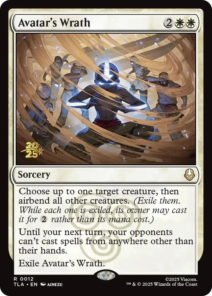 Avatar's Wrath [Avatar: The Last Airbender Prerelease Cards] 1
