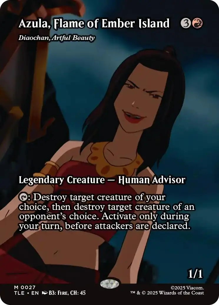 Azula, Flame Of Ember Island - Diaochan, Artful Beauty (Borderless) [Avatar: The Last Airbender: Eternal-Legal] 1