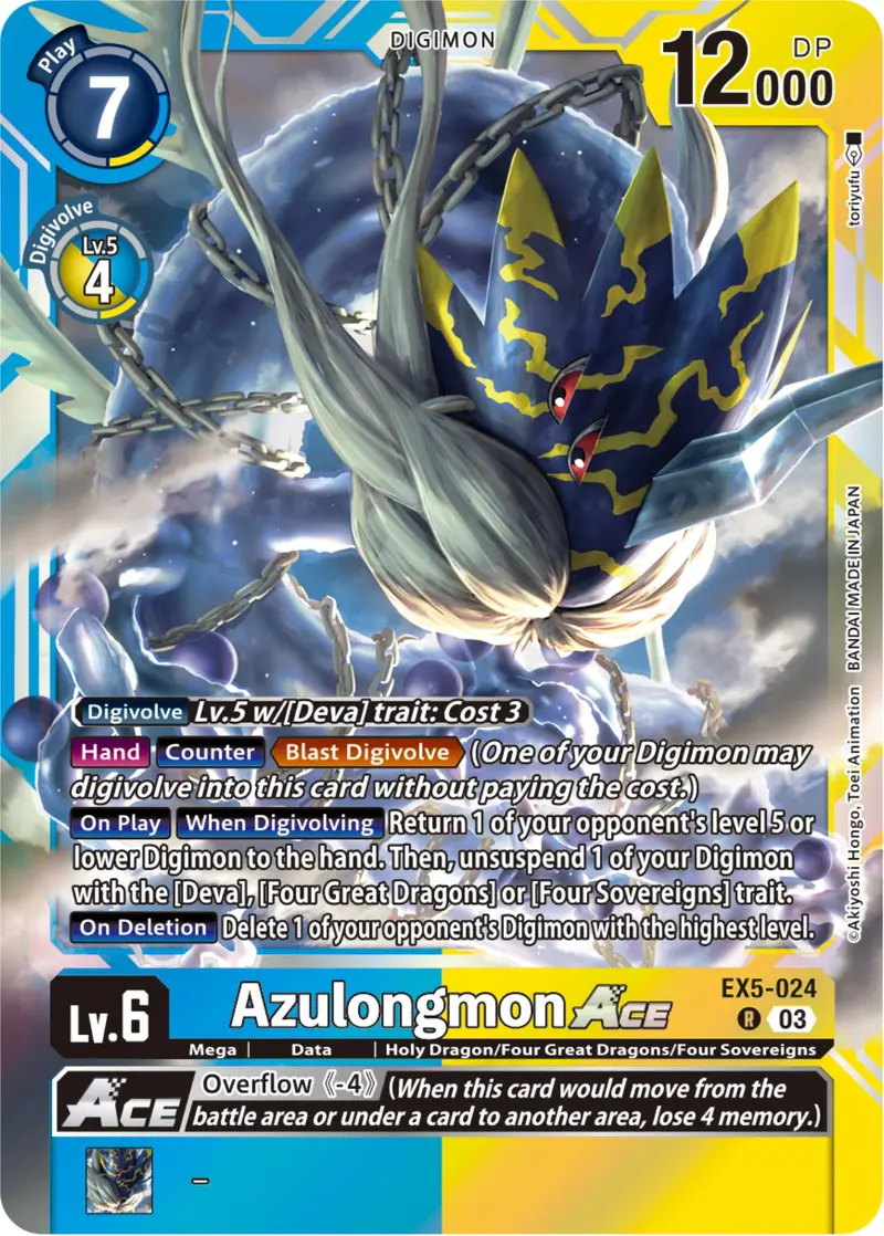 Azulongmon Ace [Ex5-024] [Animal Colosseum] 1