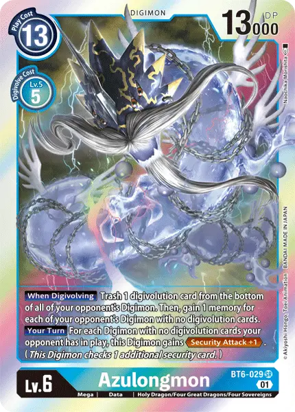 Azulongmon [Bt6-029] [Double Diamond] 1